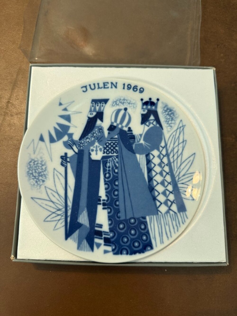 1969 Porsgrund Norway Christmas Plate Three Wise Men Limited Edition